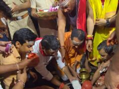 उपमुख्यमंत्री विजय शर्मा ने बाबा बैद्यनाथ धाम में की पूजा-अर्चना