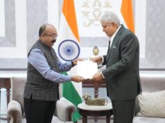 उप राष्ट्रपति जगदीप धनखड़ से उप मुख्यमंत्री अरुण साव ने की भेंट, राज्योत्सव के समापन समारोह में मुख्य आतिथ्य के लिए दिया आमंत्रण