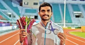 वित्त मंत्री श्री ओपी चौधरी ने राष्ट्रमंडल खेल 2026 में रजत पदक विजेता सरवेश कुशारे को दी बधाई