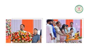 मुख्यमंत्री श्री विष्णु देव साय आज राज्य स्तरीय शाला प्रवेशोत्सव 2026-27 कार्यक्रम में शामिल हुए।