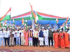 नारायणपुर से शुरू हुई बस्तर तिरंगा यात्रा,,उपमुख्यमंत्री श्री विजय शर्मा और वन मंत्री श्री केदार कश्यप ने बाइक चलाकर किया नेतृत्व, नक्सल प्रभावित क्षेत्रों में पहुंचेगा तिरंगा उप मुख्यमंत्री और वन मंत्री ने फूंका विकास का बिगुल, किया विकास के आगाज का संदेश