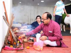 उप मुख्यमंत्री अरुण साव ने प्रदेशवासियों को दी हरेली की बधाई,,गौमाता और कृषि औजारों की पूजा-अर्चना कर अच्छी फसल व खुशहाली का कामना की