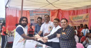 राष्ट्रीय खेल दिवस पर वॉलीबॉल सद्भावना मैच का आयोजन