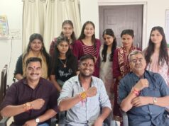 मुंगेली युवा मोर्चा की कन्याशक्तियों ने सेवकों को बांधा रक्षासूत्र, अनोखे अंदाज में मनाया रक्षाबंधन