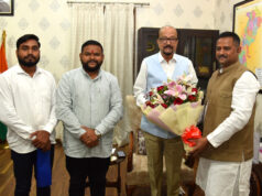 राज्यपाल श्री रमेन डेका से अखिल भारतीय कुर्मी क्षत्रिय महासभा के प्रतिनिधिमंडल की सौजन्य मुलाकात
