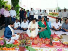 कृषि मंत्री निवास में पोला का भव्य आयोजन