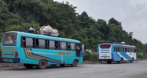 यात्री बसों की जांच में 42 संचालकों पर कार्रवाई, 55 हजार 700 रुपये वसूला गया जुर्माना
