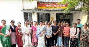 राज्य महिला आयोग की अध्यक्ष डॉ. ममता साहू ने किया कन्या छात्रावास का औचक निरीक्षण