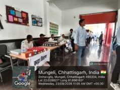 राष्ट्रीय आयुर्वेद दिवस पर सोनकर ग्रुप में स्वास्थ्य परीक्षण एवं योग शिविर