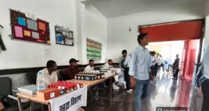 राष्ट्रीय आयुर्वेद दिवस पर सोनकर ग्रुप में स्वास्थ्य परीक्षण एवं योग शिविर