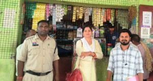 जिला अस्पताल के आसपास चला तंबाकू नियंत्रण अभियान