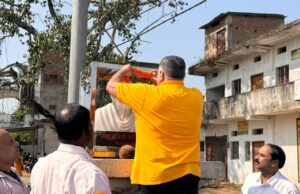 पर्यटन एवं संस्कृति मंत्री राजेश अग्रवाल ने श्रमदान कर दिया स्वच्छता और सेवा का संदेश